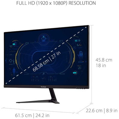 Monitor LED 27 '' Viewsonic VX2718-P-MHD