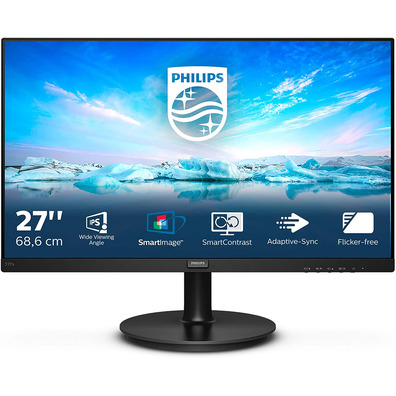 Monitor Philips V-Line 272V8A 27 " Full HD Multimídia Negro