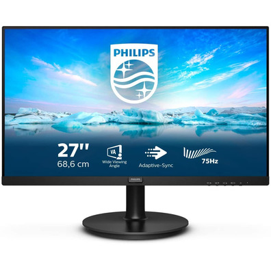 Monitor Philips V-Line 272V8LA 27 " Full HD Multimídia Negro