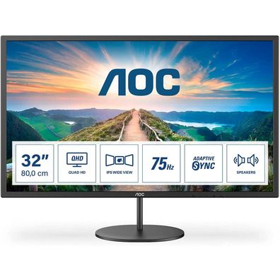 Monitor Profesional AOC Q32V4 31,5 '' QHD Multimídia