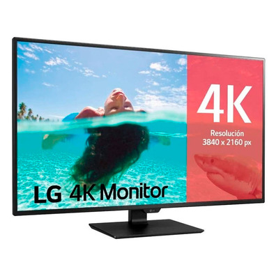 Monitor Profesional LED LG 43UN700-B 42,5 " Multimídia 4K