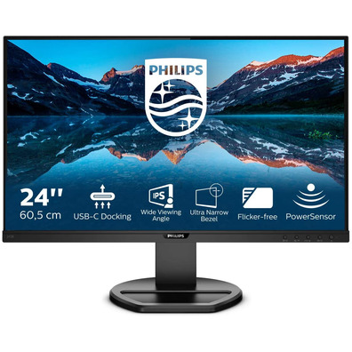 Monitor Profesional Philips 243B9 23,8 " Full HD Multimídia Negro