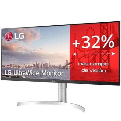 Monitor Profesional Ultrapanorámico LG 34WN650-W 34 '' WFHD Multimídia Plata