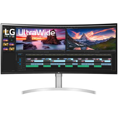 Monitor Profesional Ultrapanorámico LG 38WN95C-W 38 " UWQHD/Multimídia Blanco