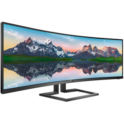 Monitor Ultrapanorámico Curvo Philips 498P9 48,8 " Multimídia Negro