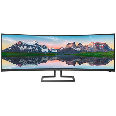 Monitor Ultrapanorámico Curvo Philips 498P9 48,8 " Multimídia Negro