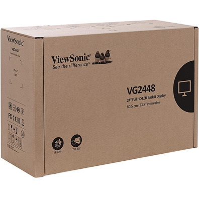 Monitor Viewsonic VG2448 23,8 '' 5ms Multimídia Negro