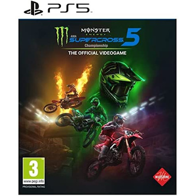 Monster Energy Supercross 5: O Videogame Oficial PS5