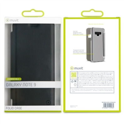 Capa Capa Samsung Galaxy Note 9 Muvit-Preta