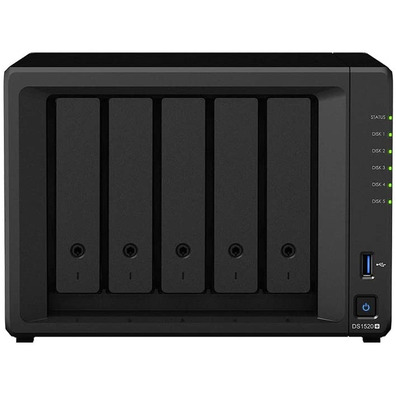 Estação de Disco NAS Synology DS1520 + 5Bay