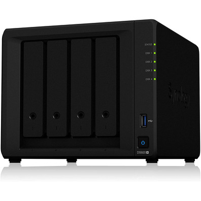 Estação de Disco NAS Synology DS920 + 4Bay