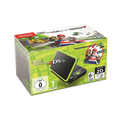 New Nintendo 2DS XL  Verde Lima + Mario Kart 7 (pre-instalado)