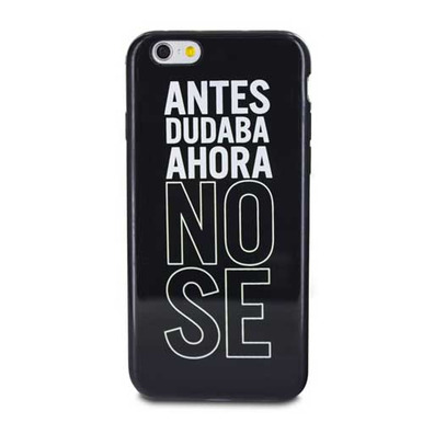 Funda TPU Preta Tacto Goma No Sé - iPhone 6/6S