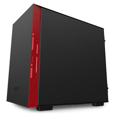 NZXT Caixa MINI ITX H210 Preto-Vermelho