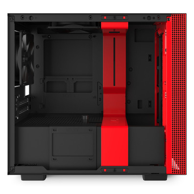 NZXT Caixa MINI ITX H210 Preto-Vermelho