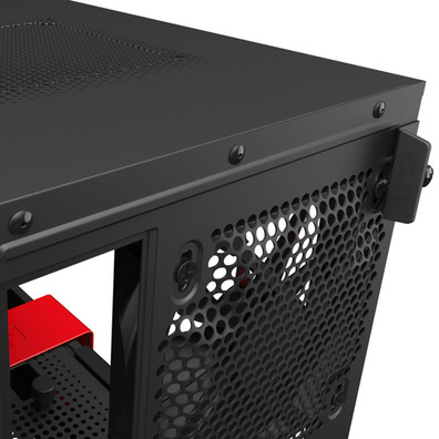 NZXT Caixa MINI ITX H210 Preto-Vermelho