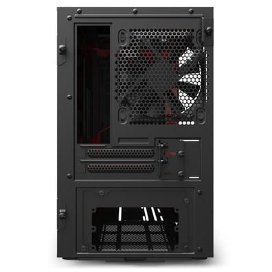 NZXT Caixa MINI ITX H210 Preto-Vermelho