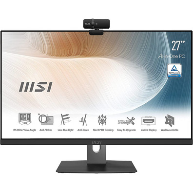 Ordenador MSI AiO AM271P 11M (Moderno) -025EU i7/16GB/256GB + 1 TB/27 ''