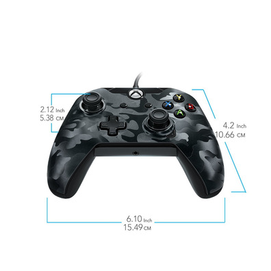 PDP WIRED CONTROLLER PHANTOM BLACK (XBOX ONE/PC)