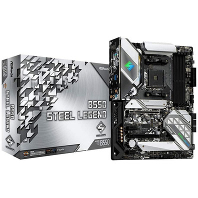 Assentos Base ASROCK B550 Aço Legenda AM4