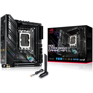 Matriz Base Asus 1700 ROG Strix B660-I Gaming Wifi