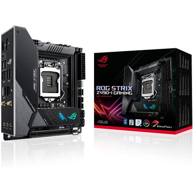 Matriz Base ASUS ROG Strix Z490-I Gaming Intel Z490