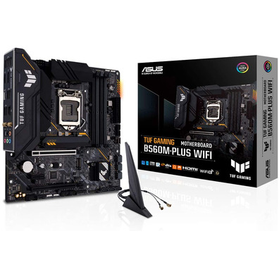 Fonte Base Asus TUF GAMING B560M-PLUS (WI-FI) Socket 1200 Micro ATX