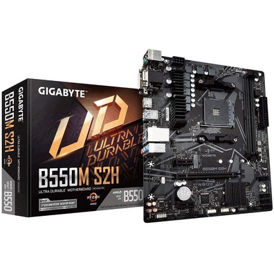 Telefone Base Gigabyte B550M AM4 S2H 1,0