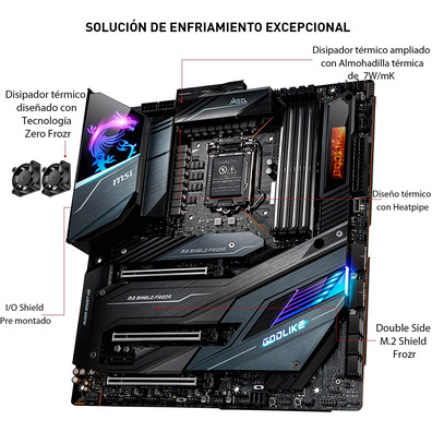 Rádio Base MSI 1200 MEG Z490 Goodlike