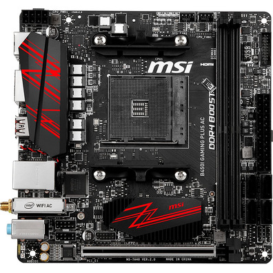 Rádio Base MSI B450I Gaming Plus AC AM4