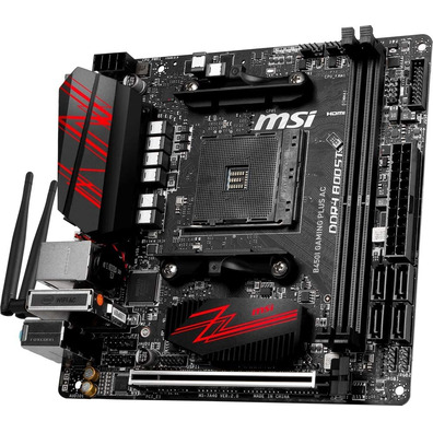 Rádio Base MSI B450I Gaming Plus AC AM4