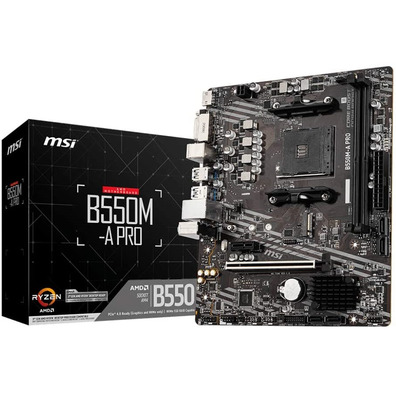 Rádio Base MSI B550-A Pro AM4