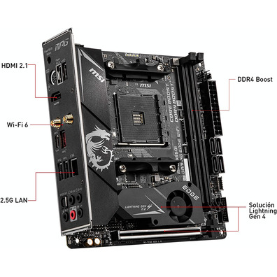 Loja Base MSI MPG B550I Gaming Edge Wifi AM4