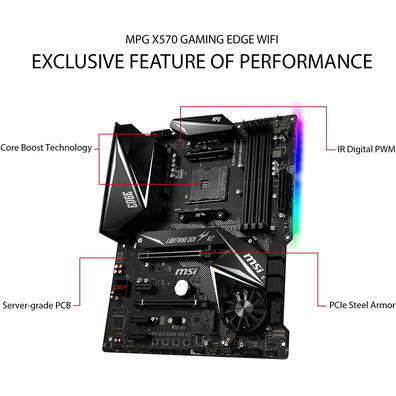 Loja Base MSI MPG X570 Gaming Edge Wifi AM4