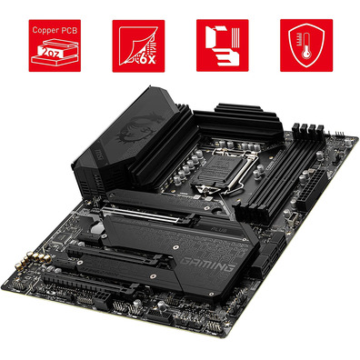 Tamanho Base MSI MPG Z590 Gaming Plus 1200