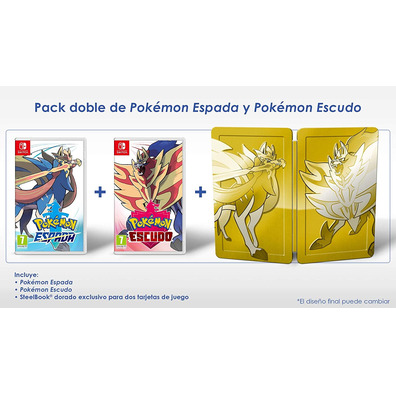 Switch Pokemon Espada + Escudo Dual Pack