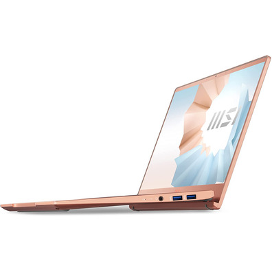 Portátil MSI 14 Moderno B11MO-079XES i7/16GB/512GB/14 '' Beige Mousse