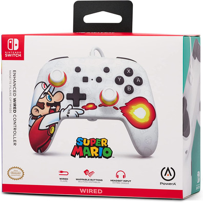 Power A Enhanced Wired Controller Mario Firefall