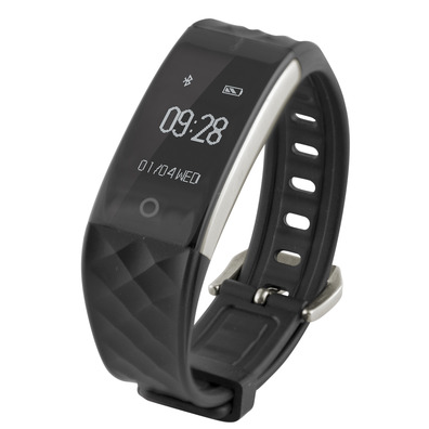 Bracelete de esporte FC Ksix fitness com monitor de frequência cardiaca preta