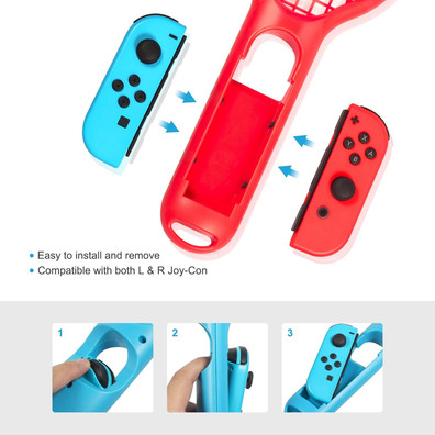 Raquete de tênis Joy Con para Nintendo Switch