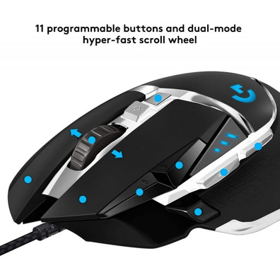 Ratón Gaming Logitech G502 Hero Edição Especial 16000DPI