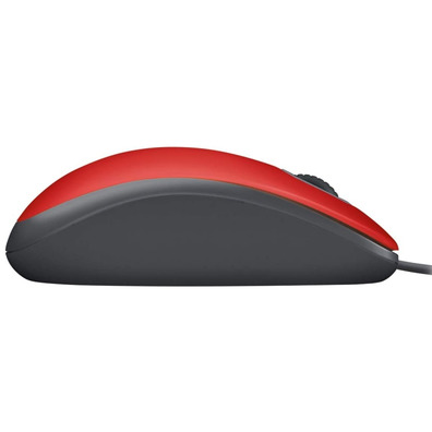 Ratón Logitech M110 Silencioso Mouse Rojo 1000 DPI