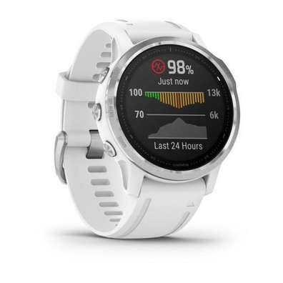 Reloj Deportivo GPS Garmin Fénix 6S Plata / Blanco