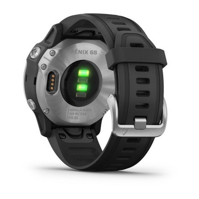 Reloj Deportivo GPS Garmin Fénix 6S Plata / Negro