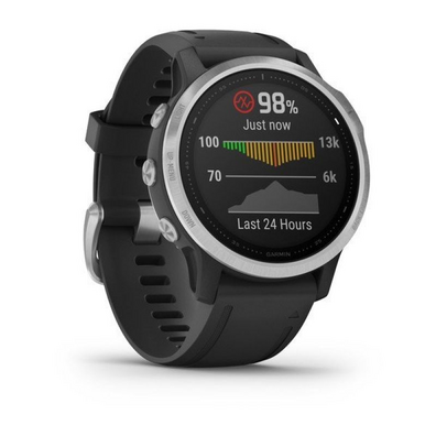 Reloj Deportivo GPS Garmin Fénix 6S Plata / Negro