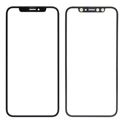 Reposto Cristal Frontal iPhone X - Preto