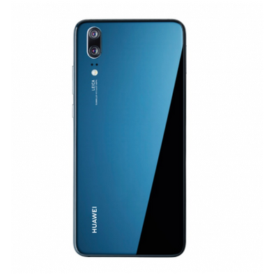 Tampa traseira de substituição para Huawei P20 Azul