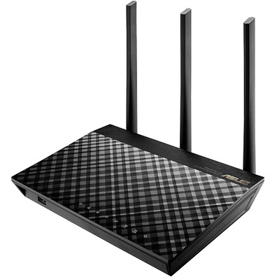 Router Wireless ASUS RT-AC66U (Pack x2) Negro