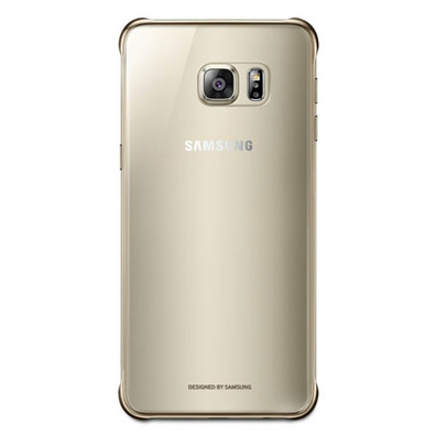 Carcaça Clear Cover Ouro Samsung Galaxy S6 Edge Plus - Samsung