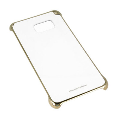 Carcaça Clear Cover Ouro Samsung Galaxy S6 Edge Plus - Samsung